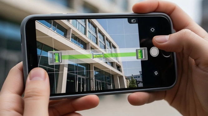 DSLR-like Camera Level Tool