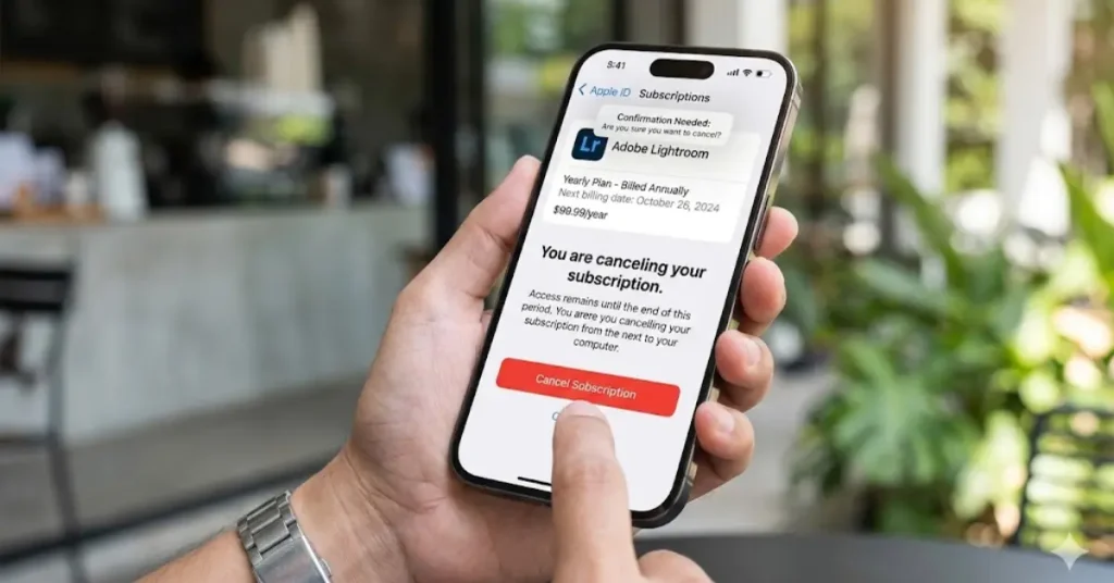 How to Cancel Your Lightroom Subscription via Mobile (Apple) How to Cancel Your Lightroom Subscription via Mobile (Apple)